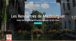 Desktop Screenshot of lesrencontresdemaubourguet.fr
